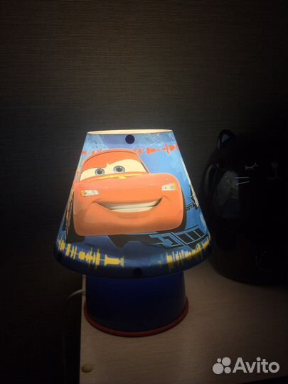 Ночной светильник детский «тачки»