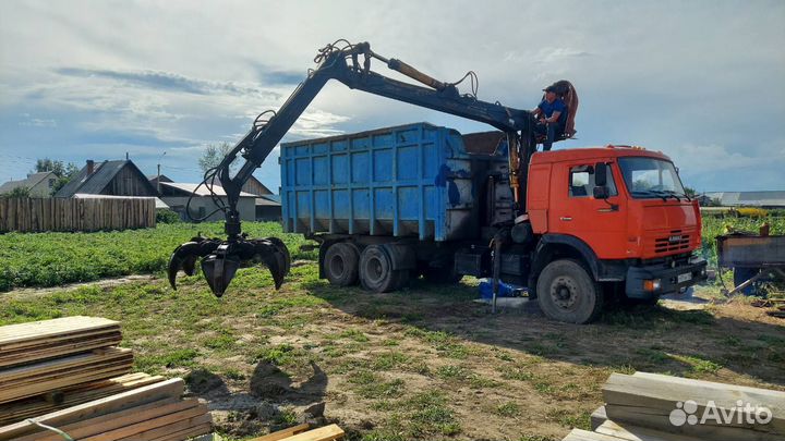 Вывоз мусора ломовоз