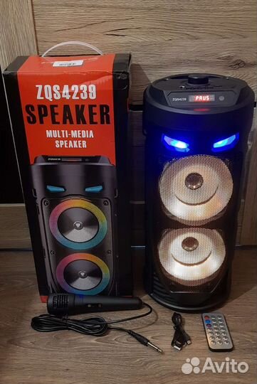 Большая портативная блютуз колонка