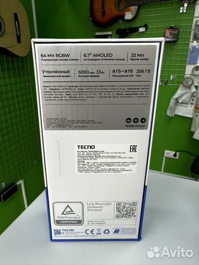 Tecno camon 20 8/256 новый