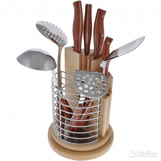 Наб/Ножей 10пр Крутящ. Подстав Кован