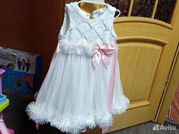 Платье снежинки