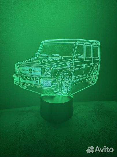 3D светильник гелендваген
