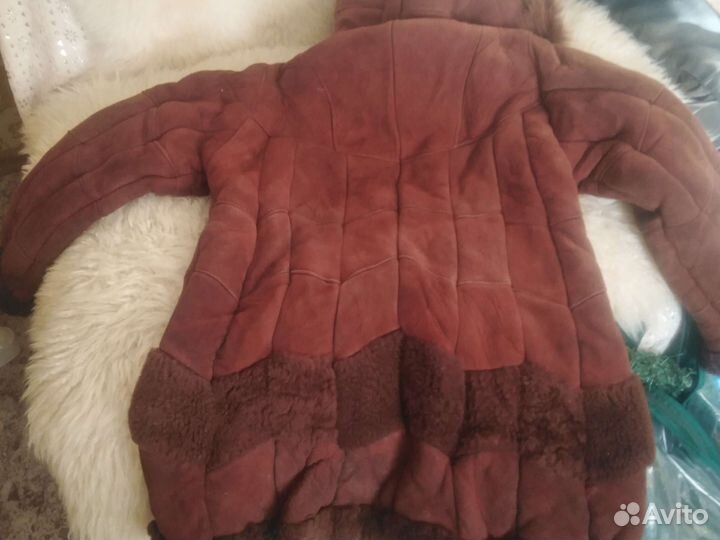Дубленка натуральная детская по спине 52см