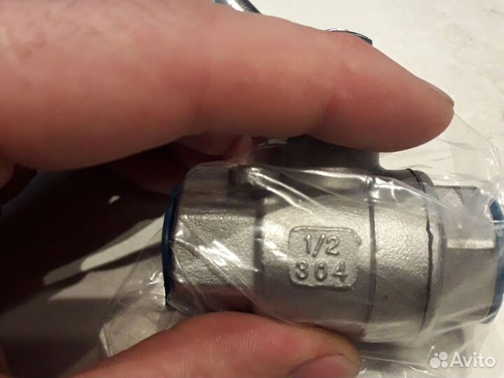 Кран шаровый двусоставной aisi316 DN15 (1/2