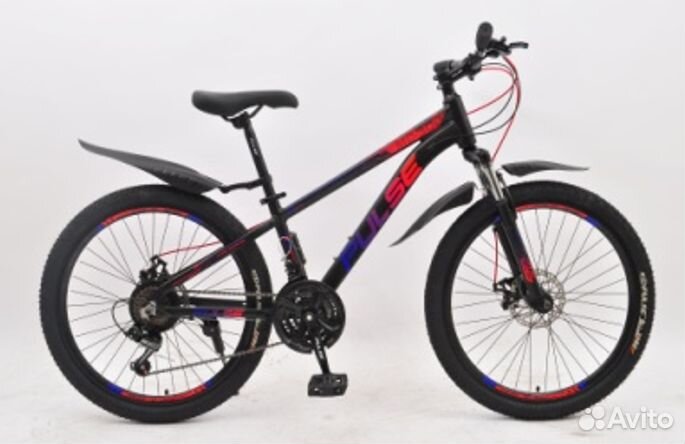 24 Pulse MD300 велосипед алюм 21-скор диск