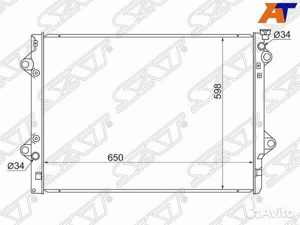 Радиатор toyota land cruiser prado 5VZ/1GR/3RZ