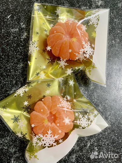 Мыло ручной работы мандарин