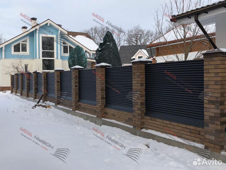 Забор жалюзи еврозабор