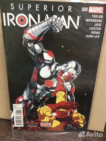 Сингл Superior Iron Man Vol 1 #8 2015