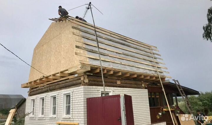 Строительство домов,отмостка,веранды,крыши