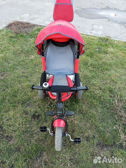 Велосипед коляска с ручкой