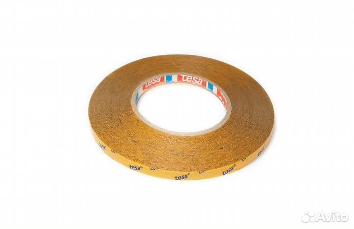 Клейкая лента (скотч) двусторонняя пэт прозрачная
