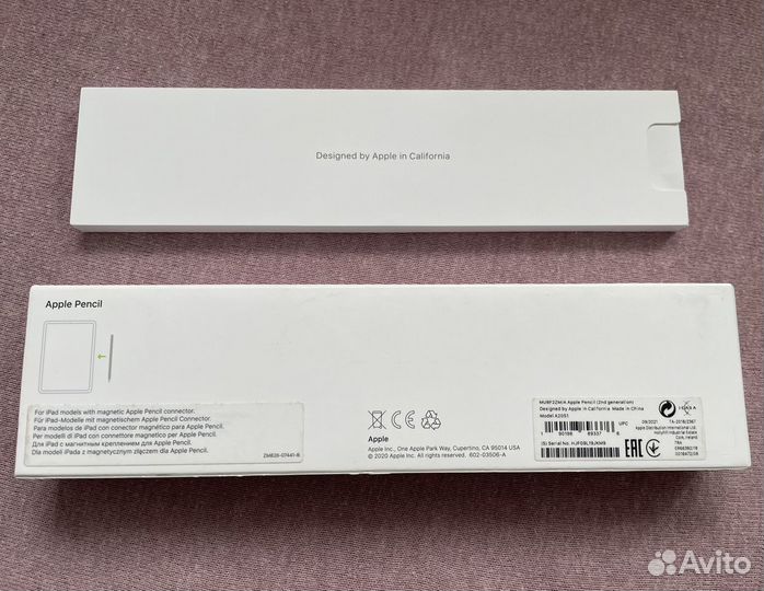 Apple pencil 2 с чеком, оригинал