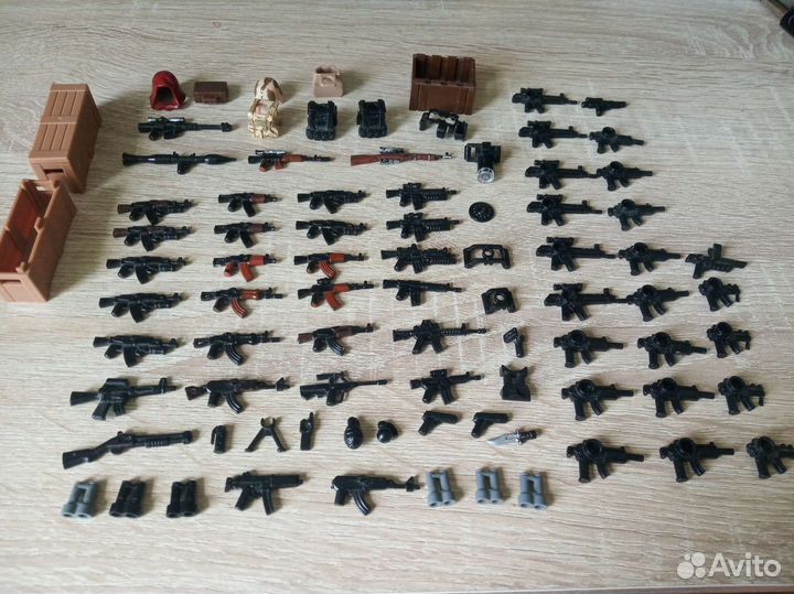 Lego оружие и аксессуары