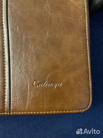 Мужская кожаная сумка через плечо бу