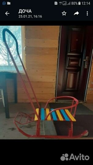 Детские санки с колесами
