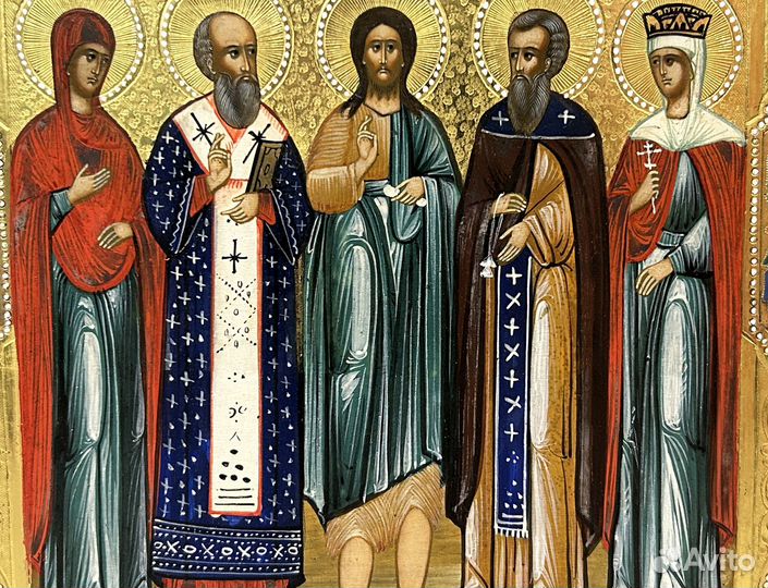 Икона Святые Мария Григорий Иоанн Иосиф Параскева