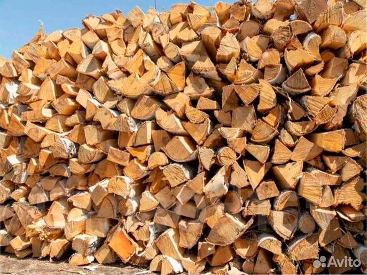 Дрова колотые сухие