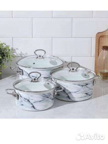 Набор кастрюль новый