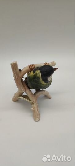 Синица фарфоровая статуэтка фигура фарфор птица G