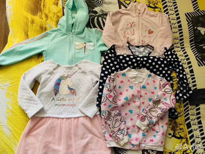 Вещи пакетом для девочки 98 104