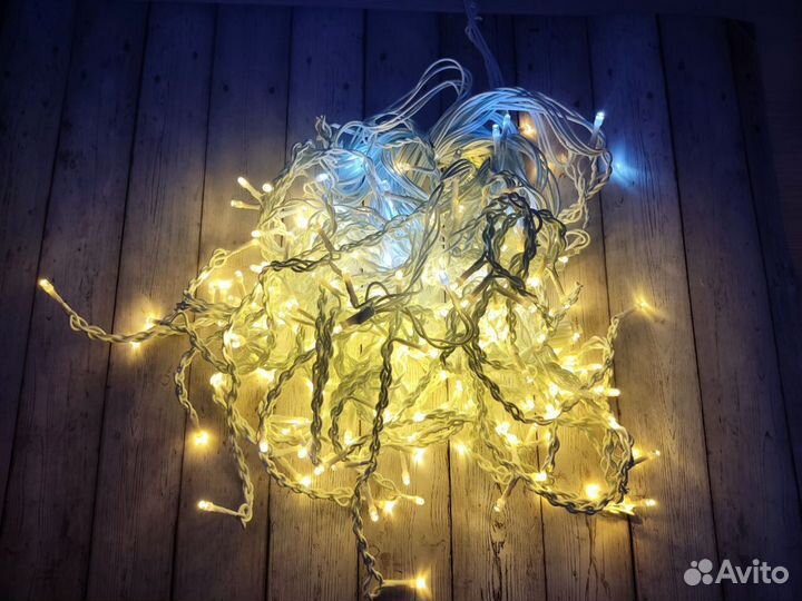 Гирлянда бахрома на дом