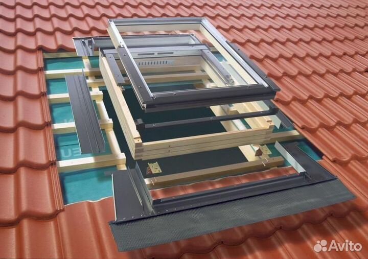 Мансардное окно Факро FTP (CH) 78х118 см