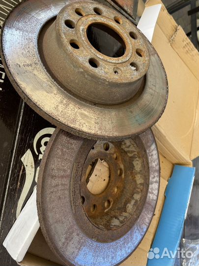 Тормозные диски skoda superb 2 задние