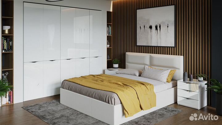 Тумба прикроватная Глосс с 3 ящиками тд 319.03.02