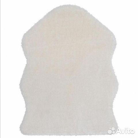 Ковер, белый 55x85 см