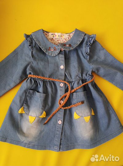 Платье для девочки 74 размер