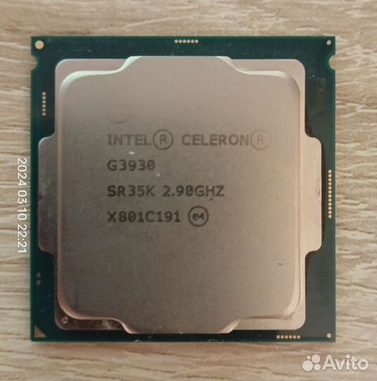 Celeron G3930 LGA 1151