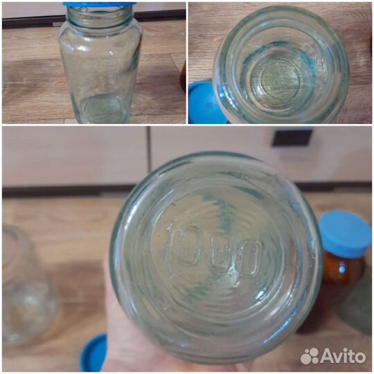 Банки стеклянные, бутылки