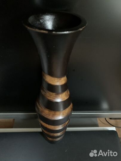 Ваза деревянная винтаж советский