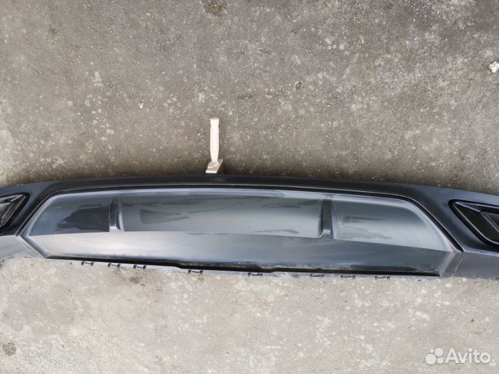 Юбка заднего бампера VIP S-Line Audi Q8 F01 2020