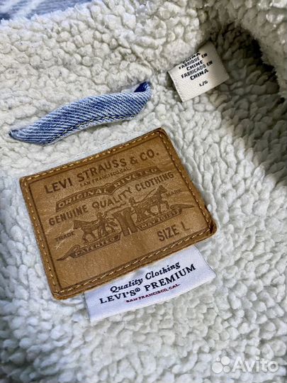 Куртка levis мужская sherpa оригинал L