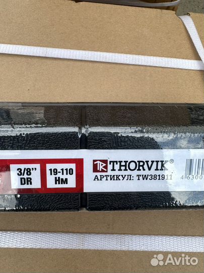 Динамометрический ключ thorvik 19-110Нм 52364