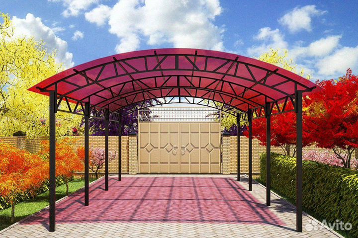 Навес под ключ