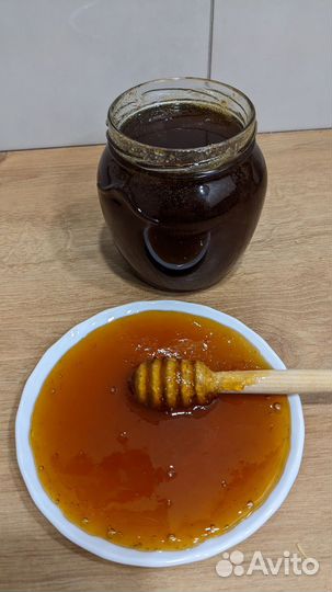 Мёд темный лесное разнотравье
