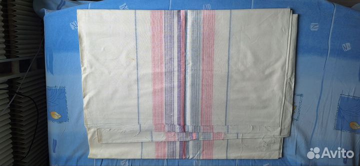 Ткань, скатерть Лен 100% натуральный СССР