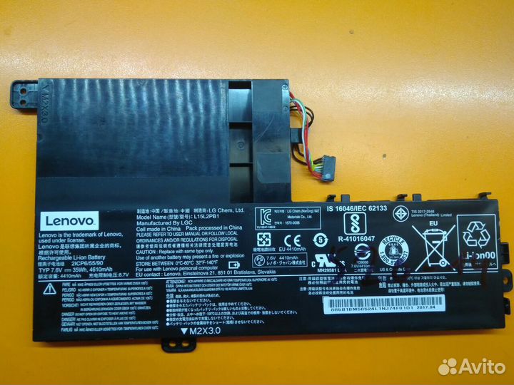 Б/у аккумулятор L15L2PB1 Lenovo Yoga 520-14