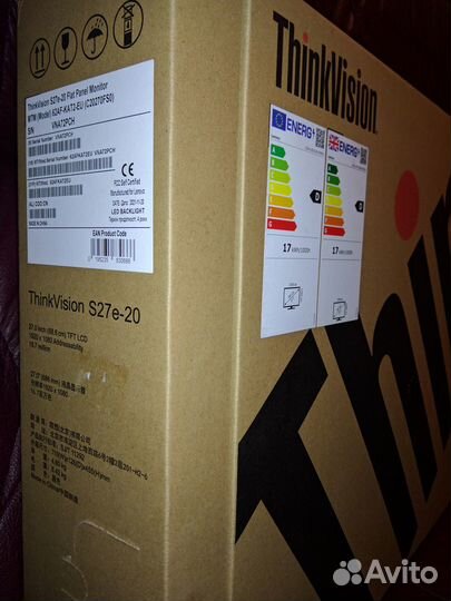 Монитор Lenovo ThinkVision 27