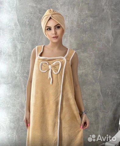 Банное платье, килт с чалмой, для сауны