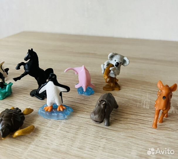 Игрушки из киндера коллекция Животные