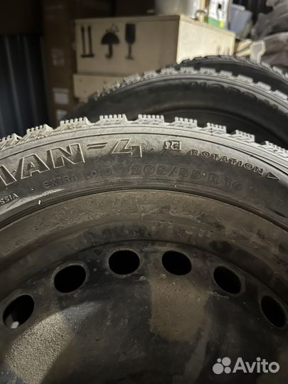 Nordman 4 205/55 R16 на дисках 4шт
