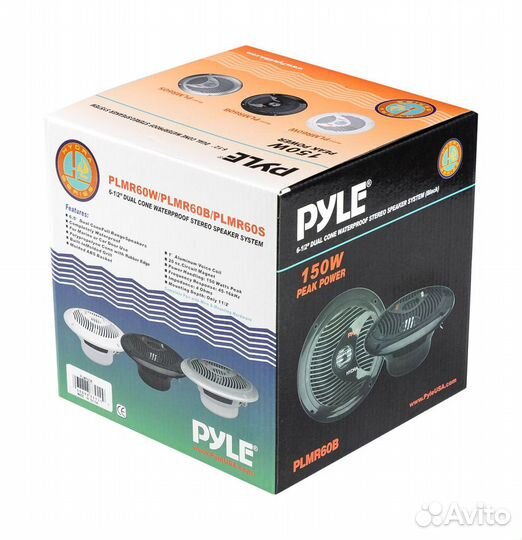 Морские колонки акустика pyle plmr60W в катер белы