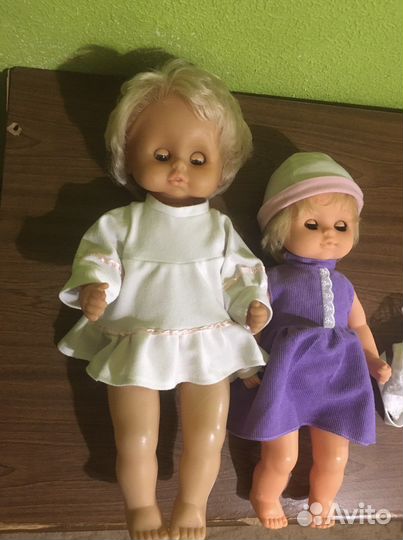 Куклы гдр СССР большие 56 см и 43 см