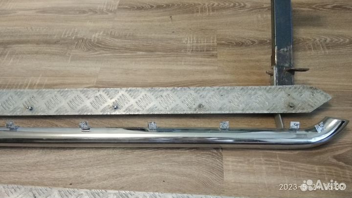 Защита порогов duster 