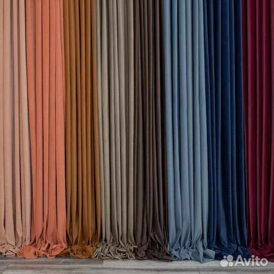 Бархатные шторы Богема готовые